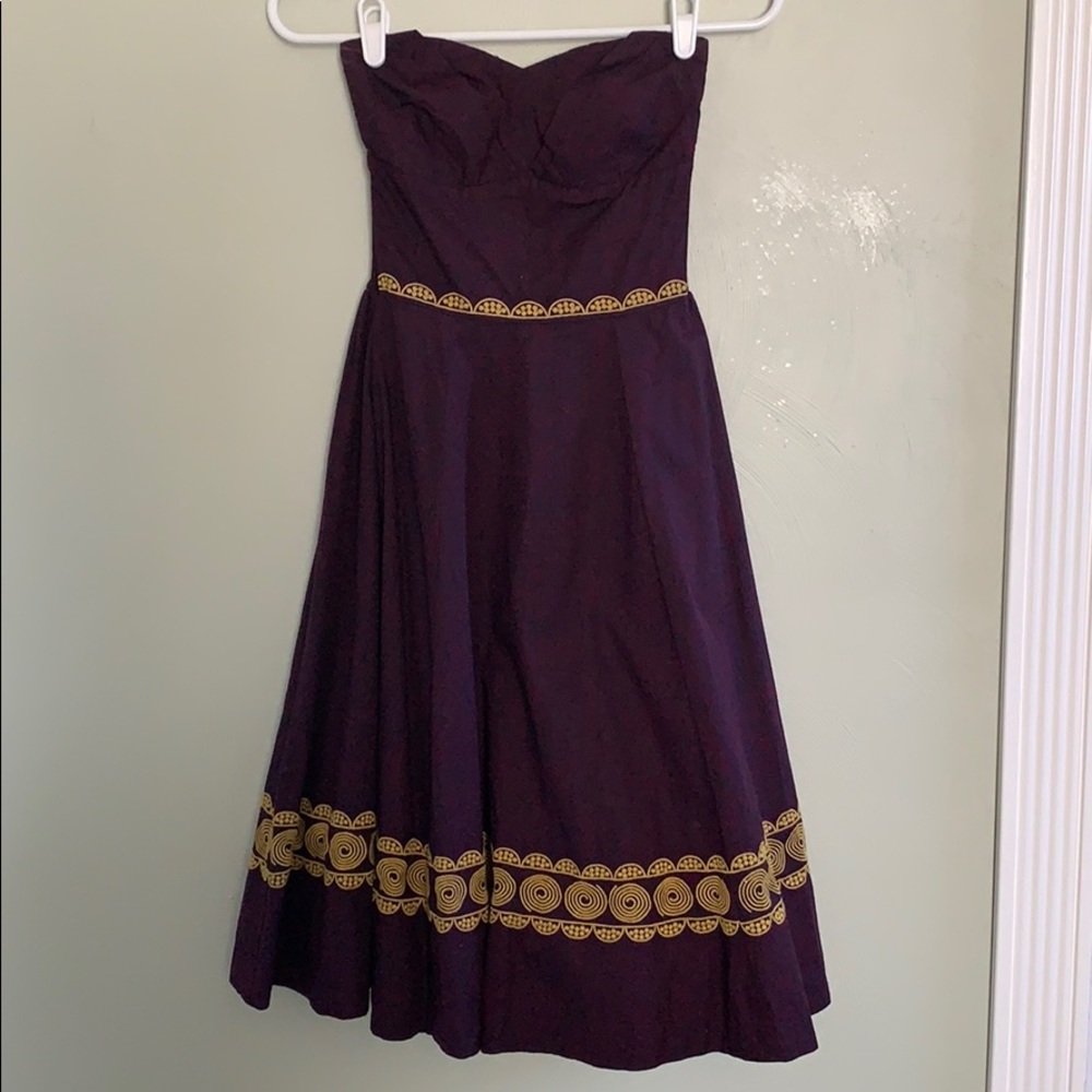 Girls From Savoy Strapless Embroidered Dre…